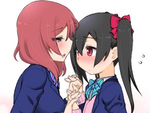 [RE210091] Maki-chan’s First H with Nico-chan (Lesbian Edition) [English Version]