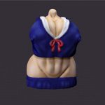 3dmodel  big boob Sailor suit