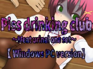 [RJ01059264] Piss drinking club # Meat urinal one set 【Windows edition】
