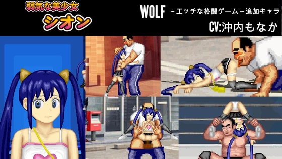 気弱な美少女「シオン」WOLF〜エッチなアップデート型格闘ゲーム〜 追加キャラ By WOLF