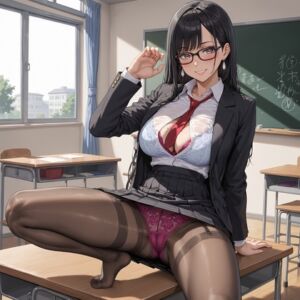 [RJ01286541] 美女教师与学生的地下恋情2!丝袜女老师的淫荡生日侍奉!